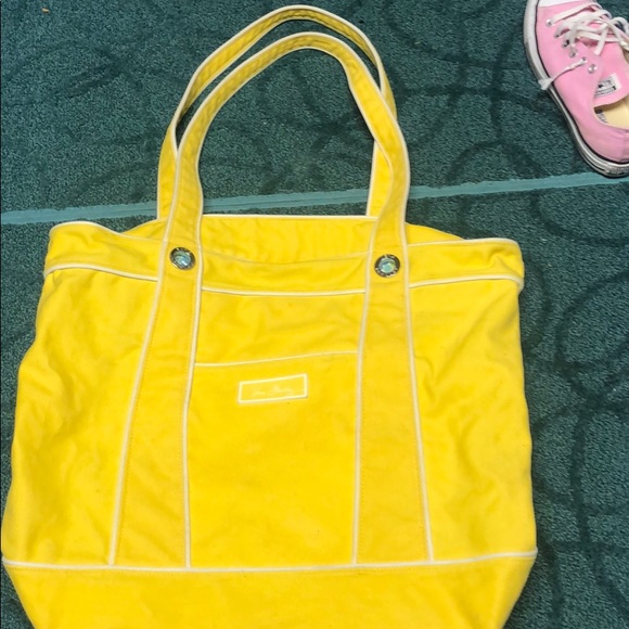 vera bradley canvas beach tote